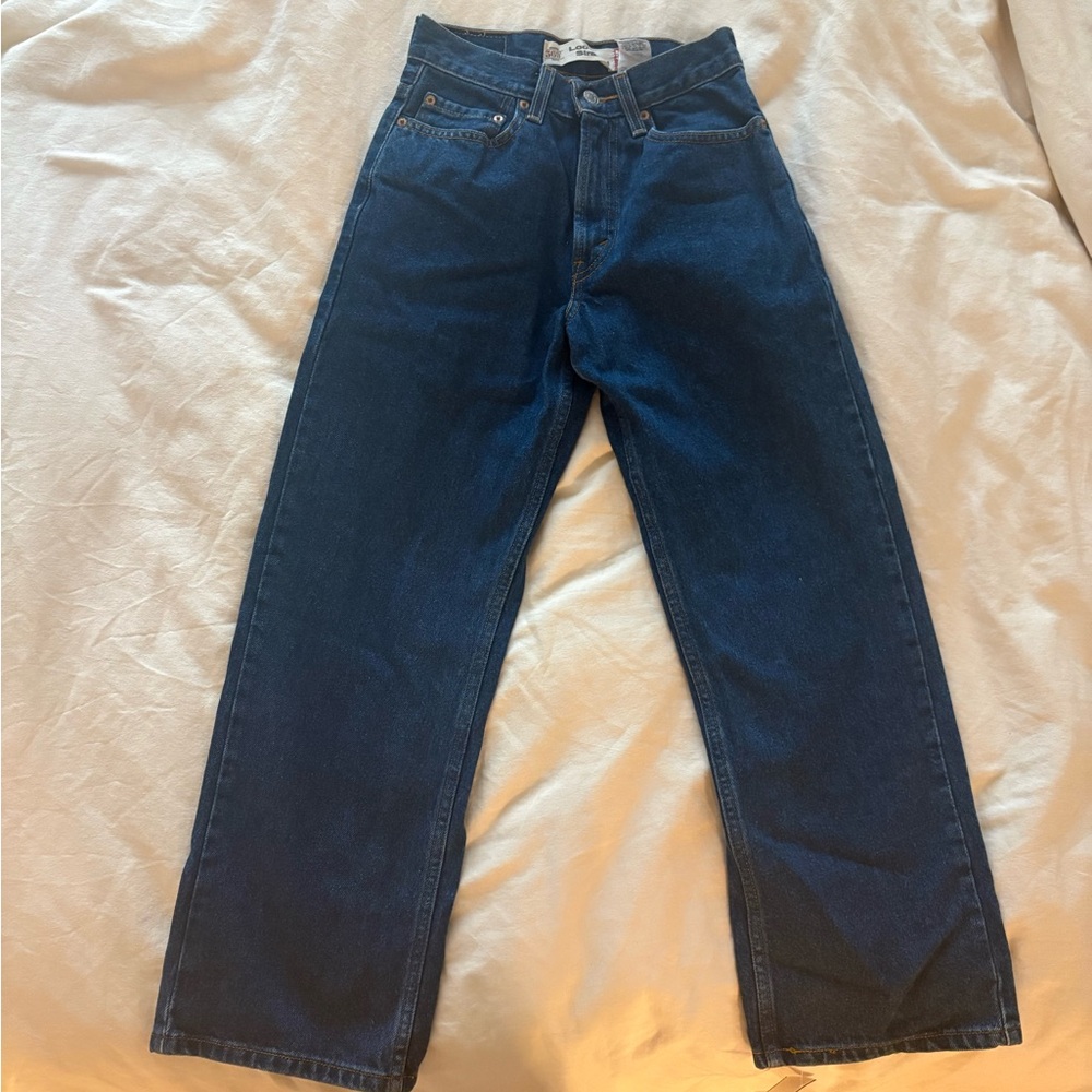 Levi's Blue Ankle Cropped Jeans